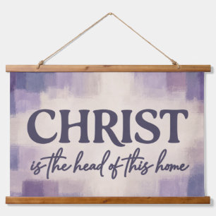 CHRISTUS Is het Hoofd van dit Huis Christelijk Hangend Wandkleed