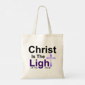 Christus Is Het Licht Boodschappentas Tote Bag (Achterkant)