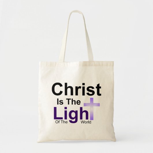 Christus Is Het Licht Boodschappentas Tote Bag (Voorkant)