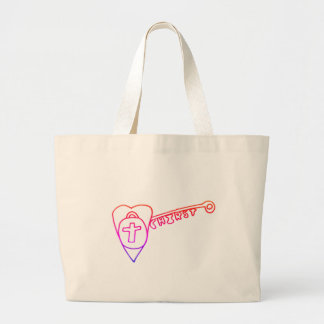 Christus is het sleutelJumbo-Tas Grote Tote Bag