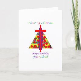 CHRISTUS IS KERSTKAART FEESTDAGEN KAART