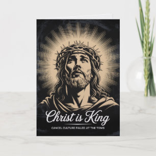 Christus is Koning Annulering Cultuur Mislukt Pase Kaart
