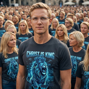 Christus is Koning Conservatief Christelijk T-Shir T-shirt