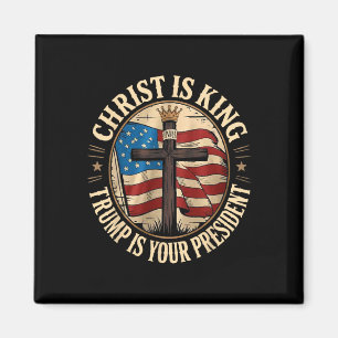 Christus is Koning en Trump is President  Magneet