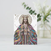 Christus is Koning Feestdagenkaart (Staand voorkant)