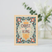Christus is Koning Feestdagenkaart (Staand voorkant)