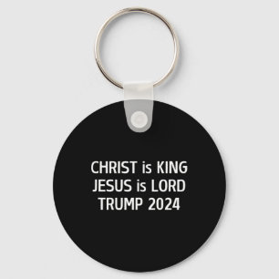 Christus is Koning Jezus is Heer Trump 2024 Christ Sleutelhanger