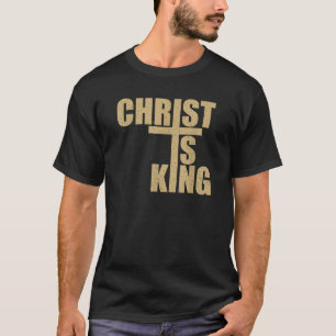 CHRISTUS IS KONING JEZUS IS KONING KRUIS KRUISBEEL T-SHIRT