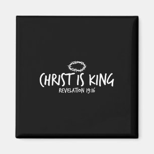 Christus is Koning Openbaring 19:16 Christelijke C Magneet