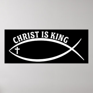 Christus is koning poster