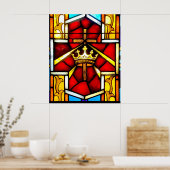 Christus is koning poster (Keuken)