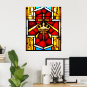 Christus is koning poster (Thuiskantoor)