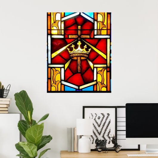 Christus is koning poster (Thuiskantoor)