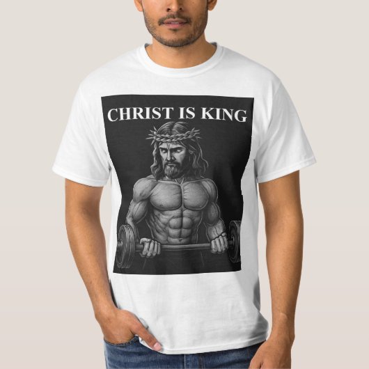 Christus is Koning T-shirt (Voorkant)