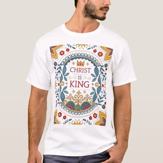 Christus is Koning T-shirt (Voorkant)