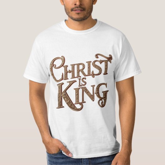 Christus is Koning T-shirt (Voorkant)