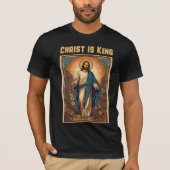 Christus is Koning tegen het afschaffen van cultuu T-shirt (Voorkant)