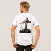 Christus is Koning Tri-Blend Shirt (Achterkant volledig)