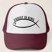 Christus is koning trucker pet (Voorkant)