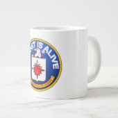 Christus is levend - C.I.A. pictogram-look-alike Grote Koffiekop (Voorkant rechts)