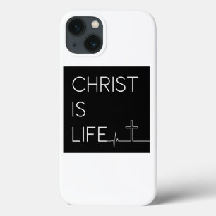 Christus is levenshartslaglijn en kruis Case-Mate iPhone case