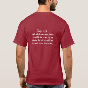 Christus is mijn koning - John 3:36 - Pas het aan T-shirt