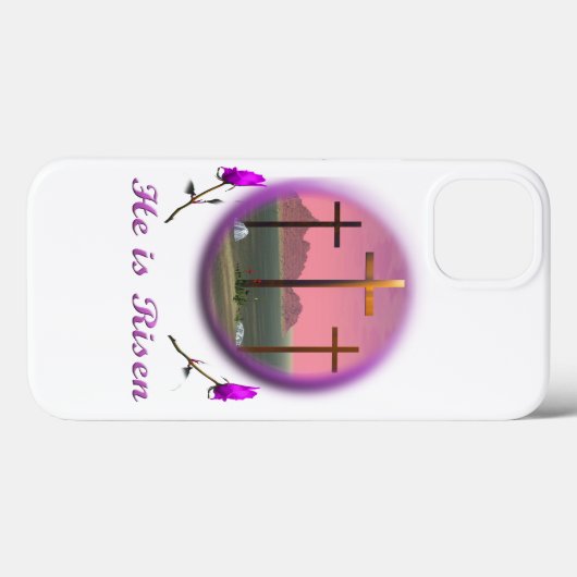 Christus is Risen Case-Mate iPhone Case (Achterkant (horizontaal))