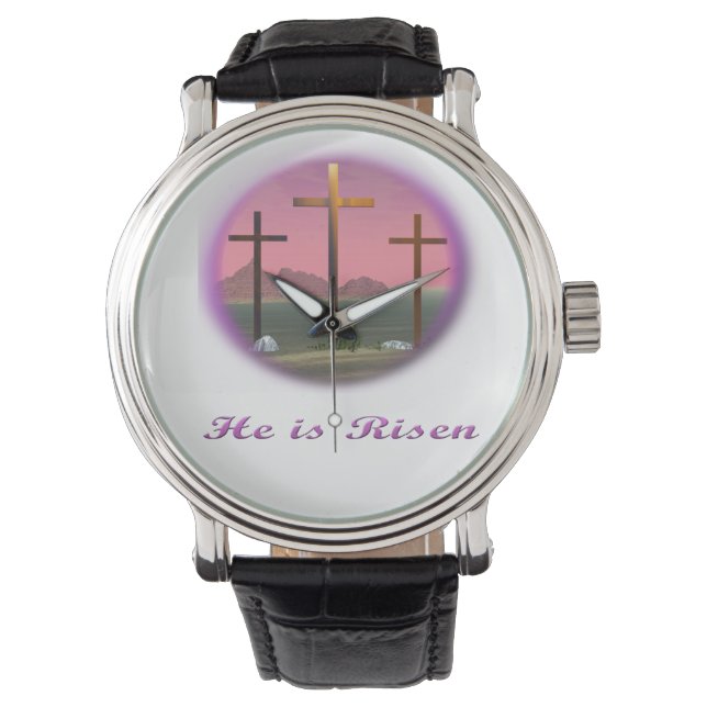 Christus is Risen Horloge (Voorkant)