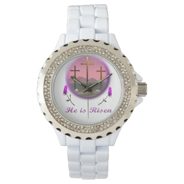Christus is Risen Horloge (Voorkant)