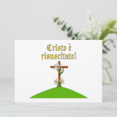 Christus is Risen Kaart (Staand voorkant)
