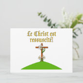 Christus is Risen Kaart (Staand voorkant)