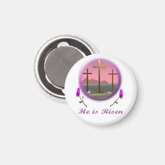 Christus is Risen Magneet (Voorkant / Achterkant)