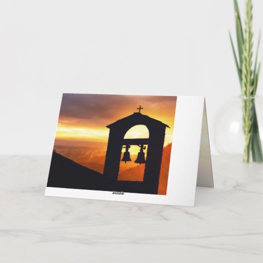 Christus is Risen Matthew 28:5-6 Paasbijbelverse Feestdagen Kaart (Achterkant)