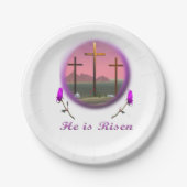 Christus is Risen Papieren Bordje (Voorkant)