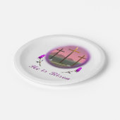 Christus is Risen Papieren Bordje (Gekanteld)