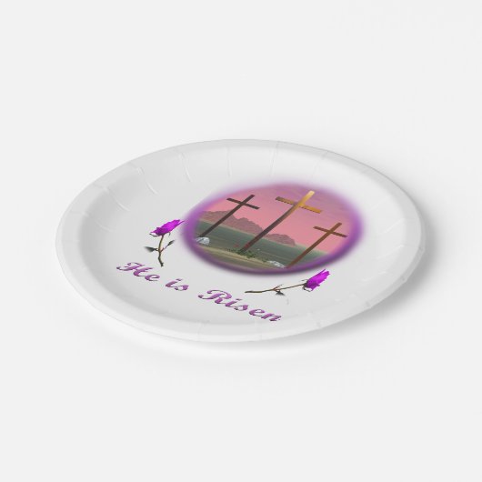 Christus is Risen Papieren Bordje (Gekanteld)