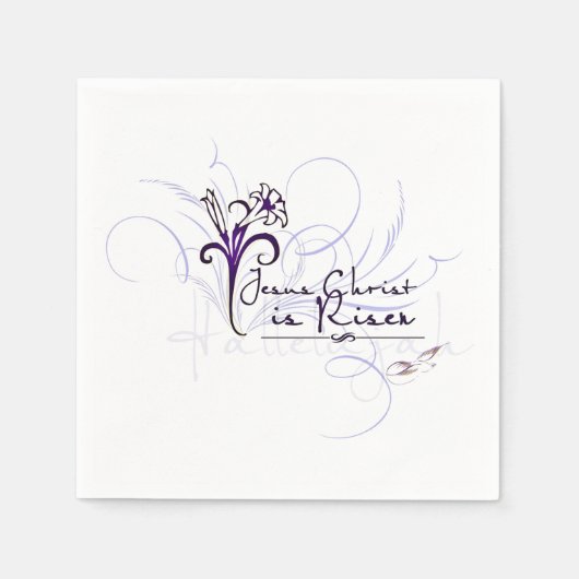 Christus is Risen! Papieren Servetten (Voorkant)