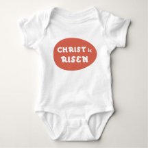 Christus is Risen, Rode Eieren Baby Shirt