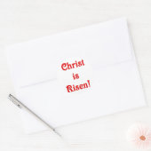 Christus is Risen Ronde Sticker (Envelop)