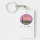 Christus is Risen Sleutelhanger (Voorkant)