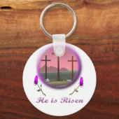 Christus is Risen Sleutelhanger (Voorkant)