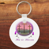 Christus is Risen Sleutelhanger (Voorkant)