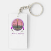 Christus is Risen Sleutelhanger (achterkant)