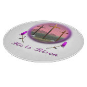 Christus is Risen Snijplank (Hoek)