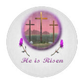 Christus is Risen Snijplank (Voorkant)
