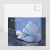 Christus is Risen Sweet angel figine CC0114 Pasen Briefkaart (Voorkant / Achterkant)