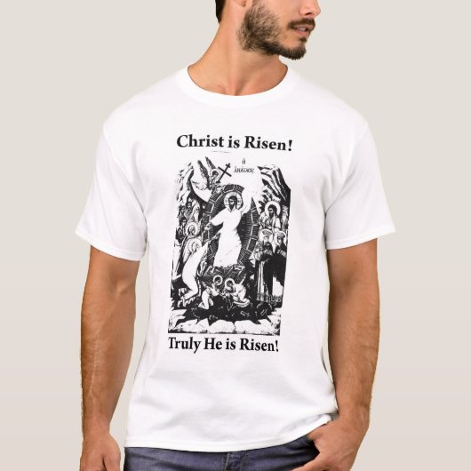 Christus is Risen! T-shirt (Voorkant)