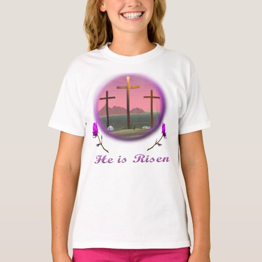 Christus is Risen T-shirt (Voorkant)