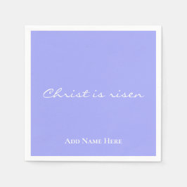 Christus is verrezen | Aangepaste Paarse Christeli Servet