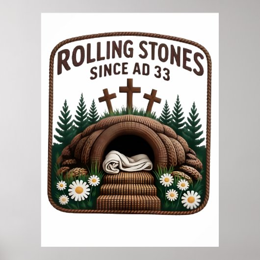 Christus is verrezen Faux Poster (Voorkant)